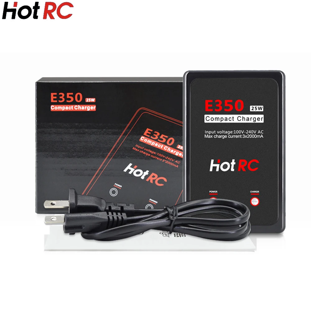 

Hot RC E350 Pro 7.4v/11.1v Lipo Battery Charger 2s 3s Cells battery charger 25W 2000mA For RC LiPo AEG Airsoft Battery