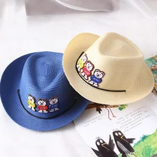 Детская кепка s для мальчиков и девочек, детская шляпа от солнца с изображением животных и медведей, классная Кепка, милое детское ведро, уличная ковбойская шляпа для мальчиков