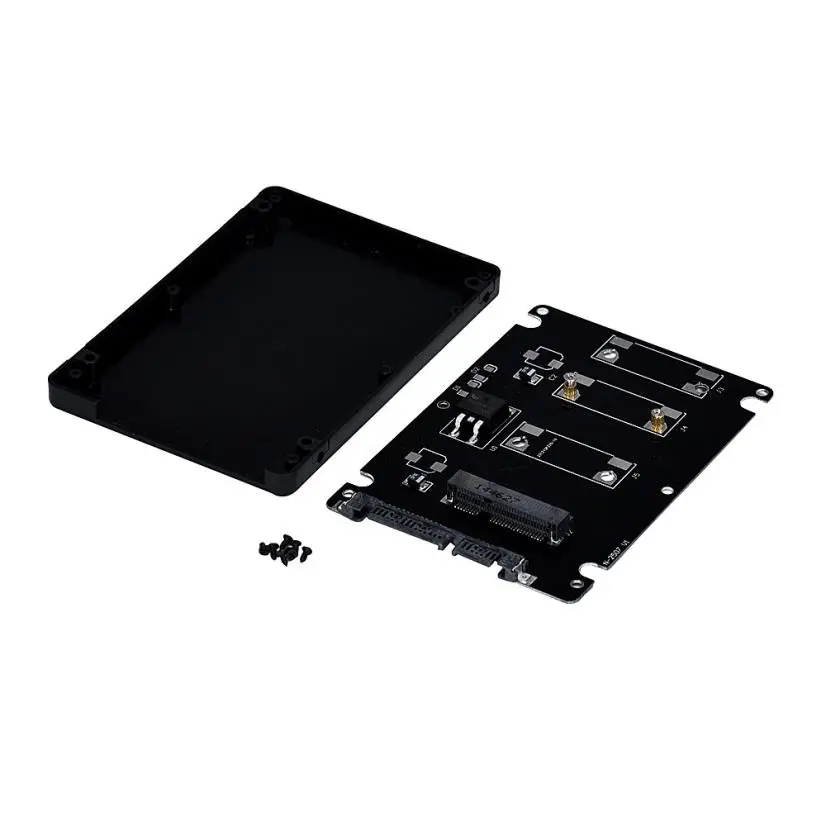 

Factory Price MOSUNX Hot Selling High Quality Mini piece mSATA SSD To 2.5Inch SATA3 Adapter Card With Case Good Quality