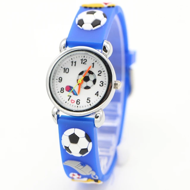 Children silicone football watch Brand Quartz Wrist Watch Baby Girls Boys Kid Wa Children silicone football watch Brand Quartz Wrist Watch Baby Girls Boys Kid Wa