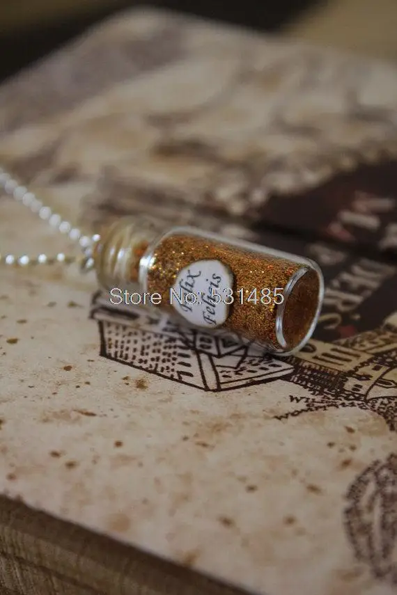12 шт./лот HP Potion - Felix Felicis bottle Necklace | Украшения и аксессуары
