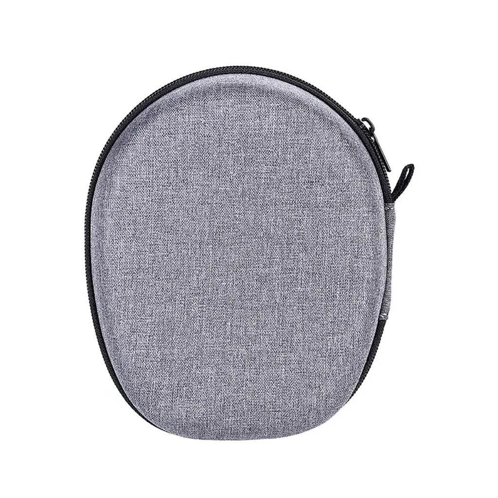 

Grey Zipped Hard Case Portable Travel Storage Carrying Bag for AfterShokz Trekz Air Open Ear Wireless Headphones #20