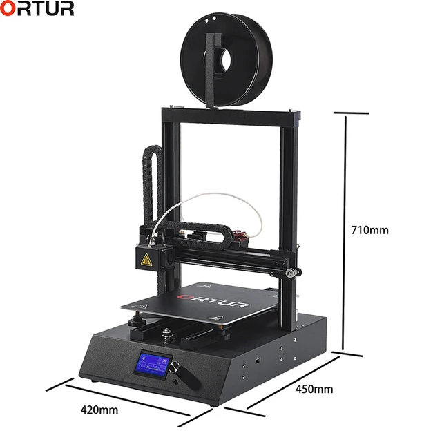 Best Price Chinese 3D Printer Manufacturer High Precision Reprap Prusa i3 Desktop Ortur-4 3D Printer Kits Large Printing Size 260*310*305MM