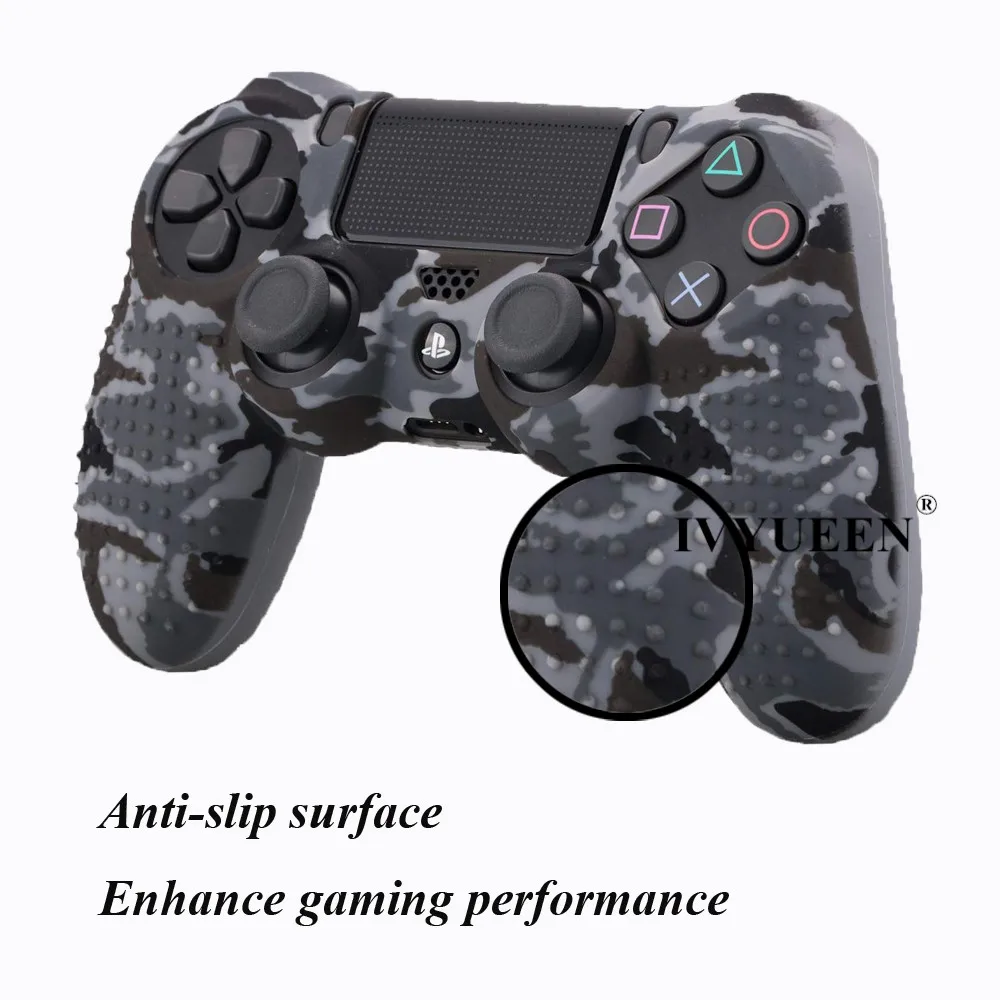 IVYUEEN для PlayStation 4 PS4 Pro Slim Control ler силиконовый защитный чехол колпачки захвата