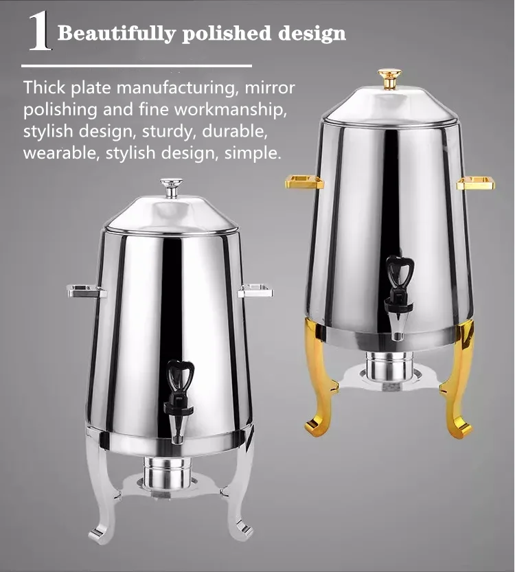 Контейнер для кофе с краном из нержавеющей стали кофе/чай/напиток/молоко/диспенсер с краном буфет Отель Ресторан Обслуживание 8L