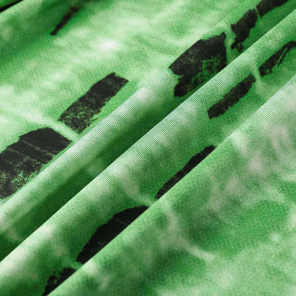 Летнее женское сексуальное платье, винтажное платье с принтом Tie Dye, с разрезом по бокам, длинное платье, вечерние, с закругленным подолом, с коротким рукавом, свободное Макси платье