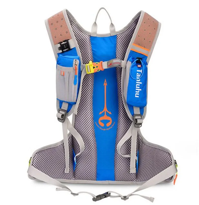 TANLUHU Men Women Nylon Running Backpack 15L Hydration Backpack Ultralight Breathable Cycling Hiking Marathon Water Bag