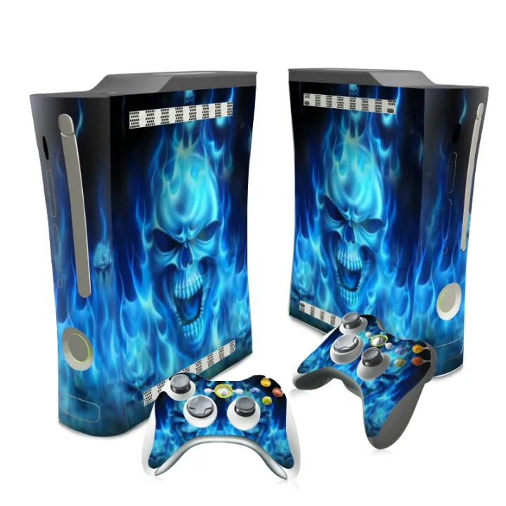 

2018 New video game Skin Sticker cover full body For XBOX 360 Fat Console and Controller Vinyl Decal