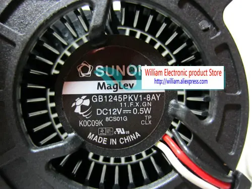 Оригинальный SUNON GB1245PKV1 8AY 12V 0 5 W 4520 Вентилятор проектора охлаждения|blower cooling fan|cooling