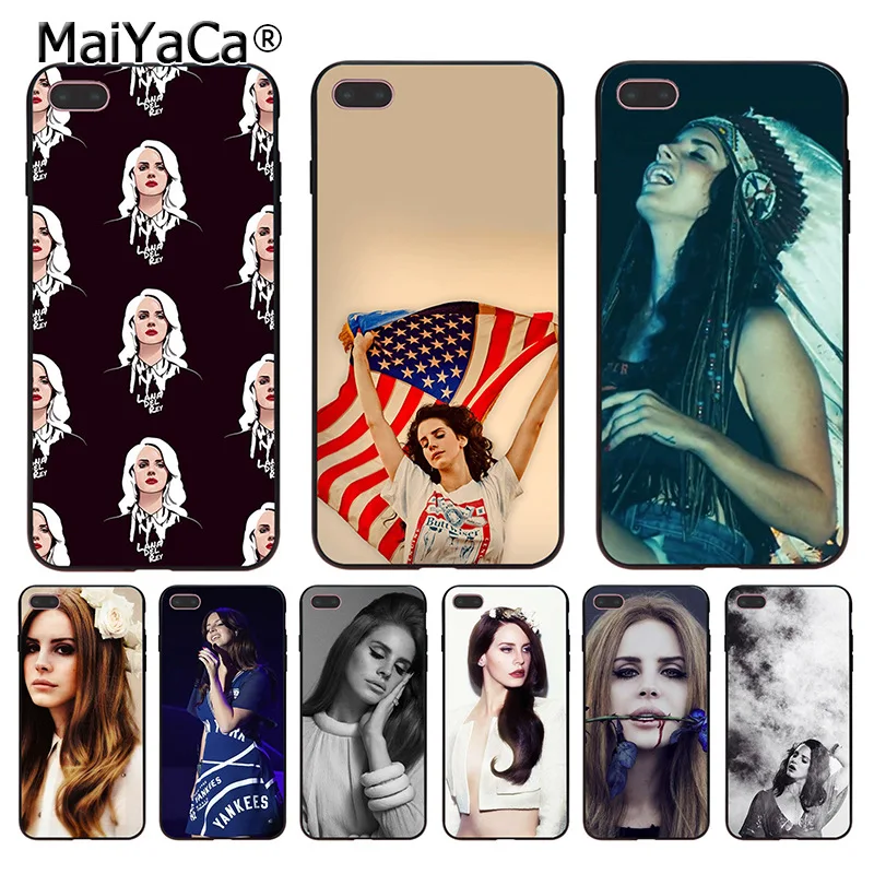 

MaiYaCa Halsey Lana Del Rey Music Singer Coque Phone Case for iphone 11 Pro XR XS Max 8 7 6 6S Plus X 5 5S SE