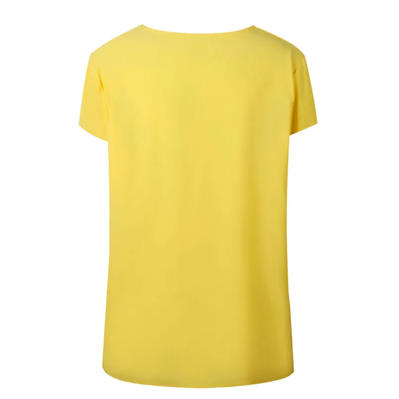 New Women Clothes Summer Lapel Neck T-shirt Ladies Short Sleeve Buckle Casual Daily Vintage Classic Tee New Arrival Tops #4R02 (4)
