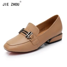 Модные женские туфли-оксфорды на плоской подошве; сезон весна; женские туфли из натуральной кожи на плоской подошве; летние винтажные Лоферы без застежки; повседневная обувь