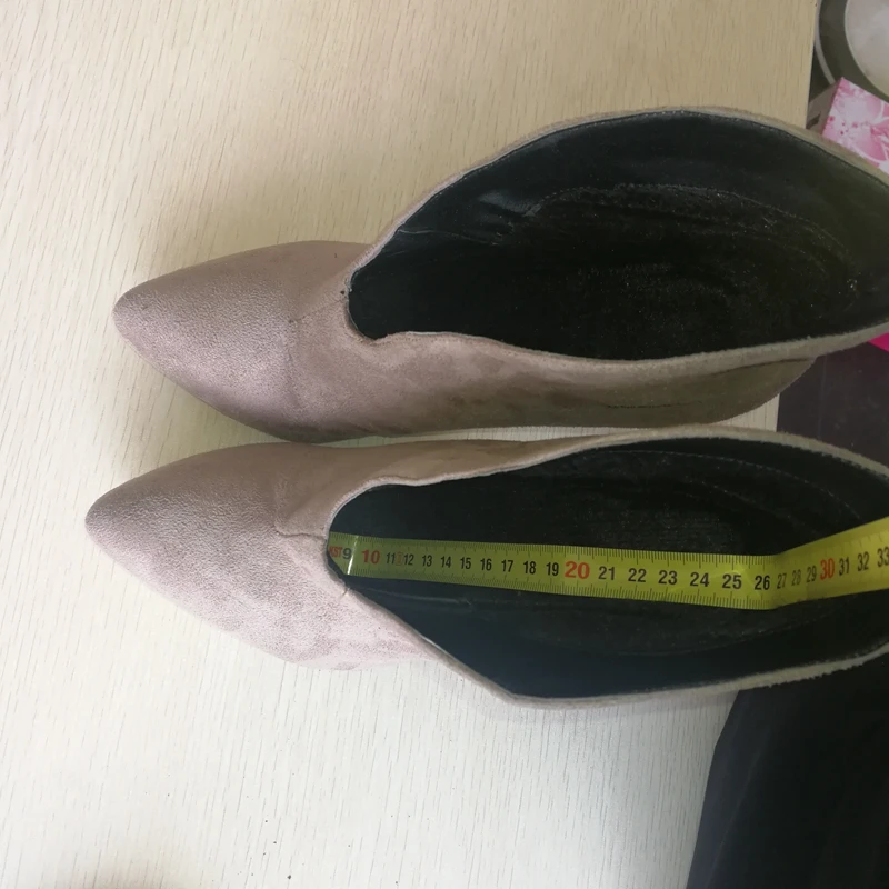 SIMLOVEYO/обувь женские ботильоны однотонная обувь на тонком каблуке 12 см Botas feminina; флоковые ботинки на высоком каблуке botines mujer пикантные B1116