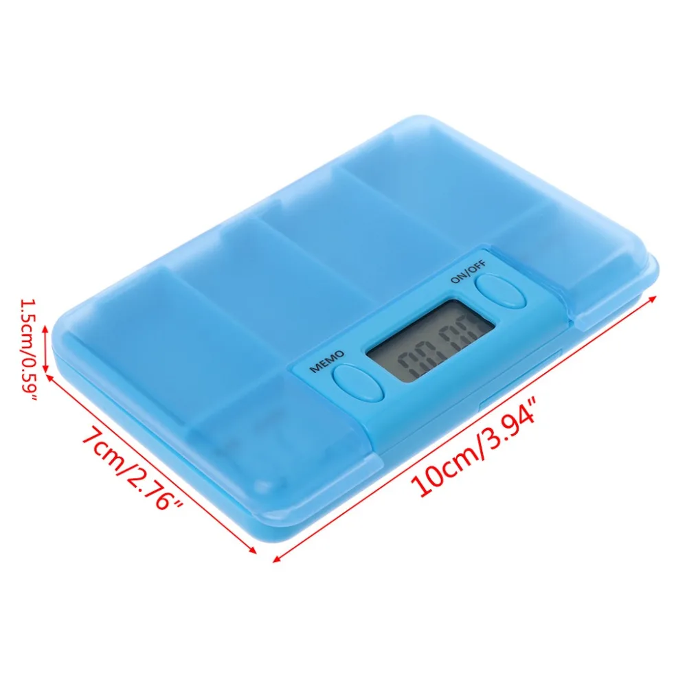 Многофункциональный таймер ZLROWR 8 раз 4 сетки аптечка напоминание чехол для