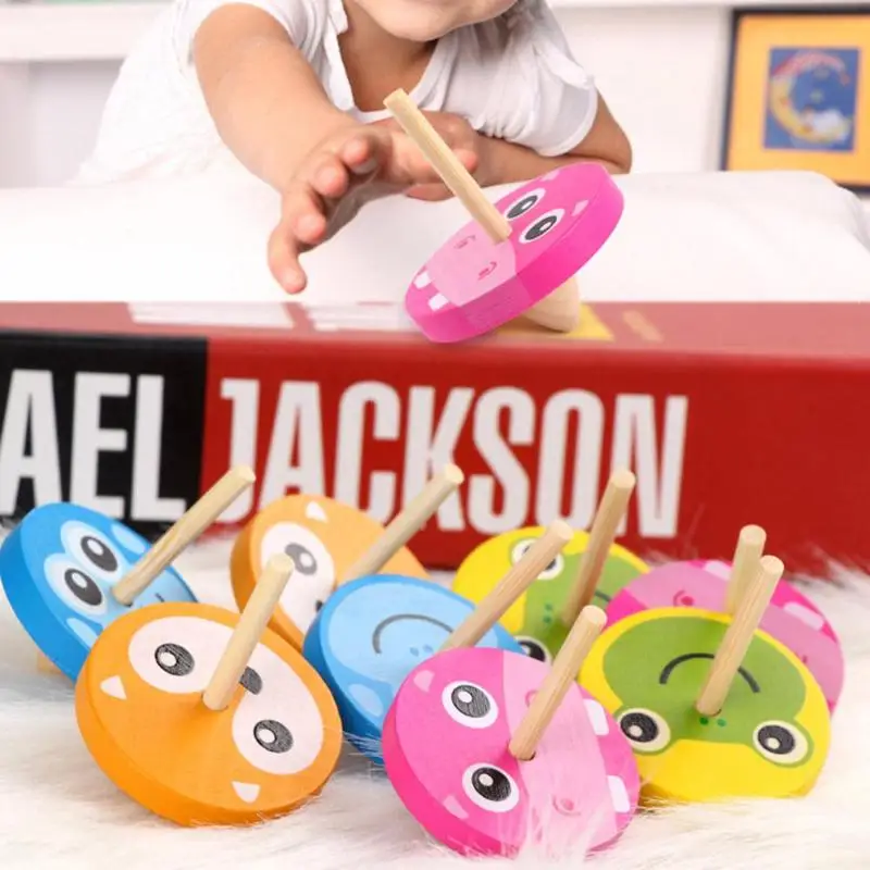 Деревянные гироскопические детские игрушки для снятия стресса настольные волчок игрушки подарки на день рождения