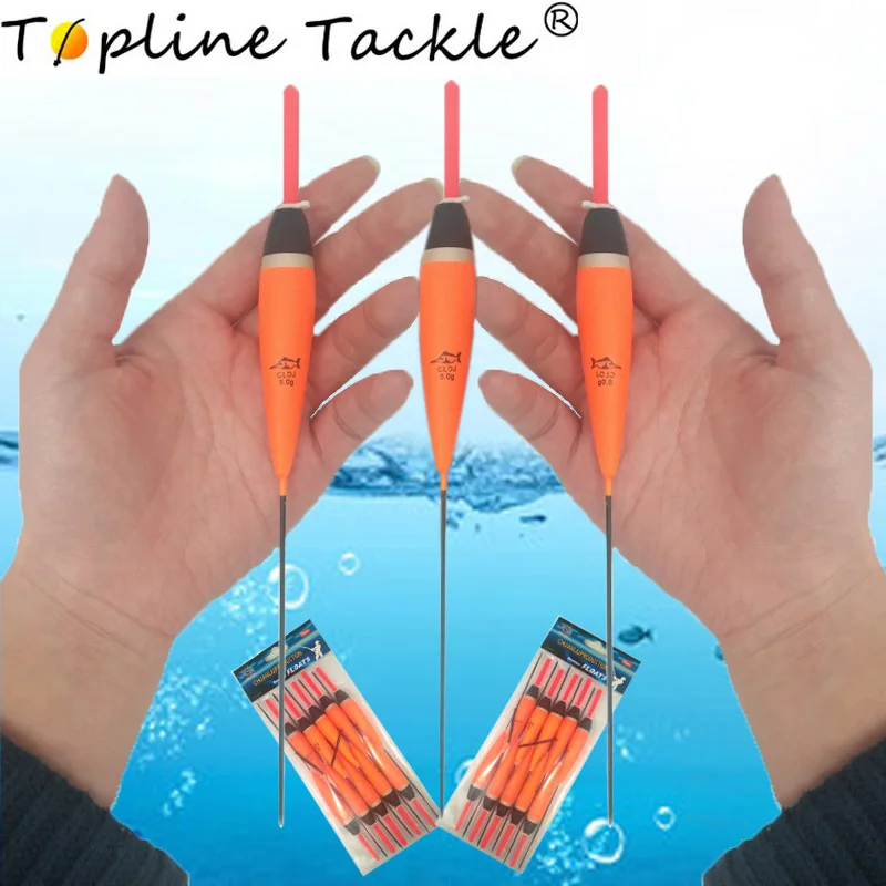 Topline рыболовные снасти 10 шт. плавающий вертикальный буй рыболовный светильник