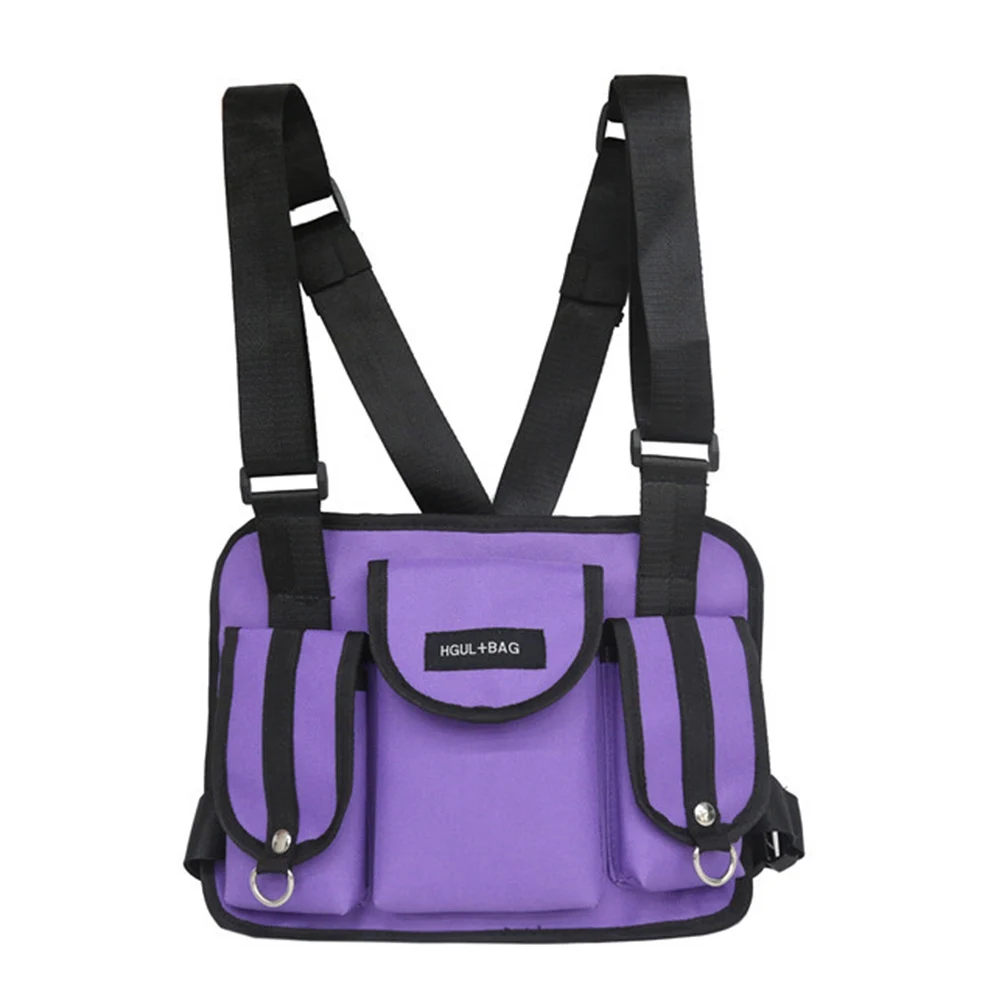 2019 Женская Мужская поясная сумка, модная сумка в стиле хип-хоп на груди, сумка на пояс, сумки через плечо, мужские уличные нагрудные сумки