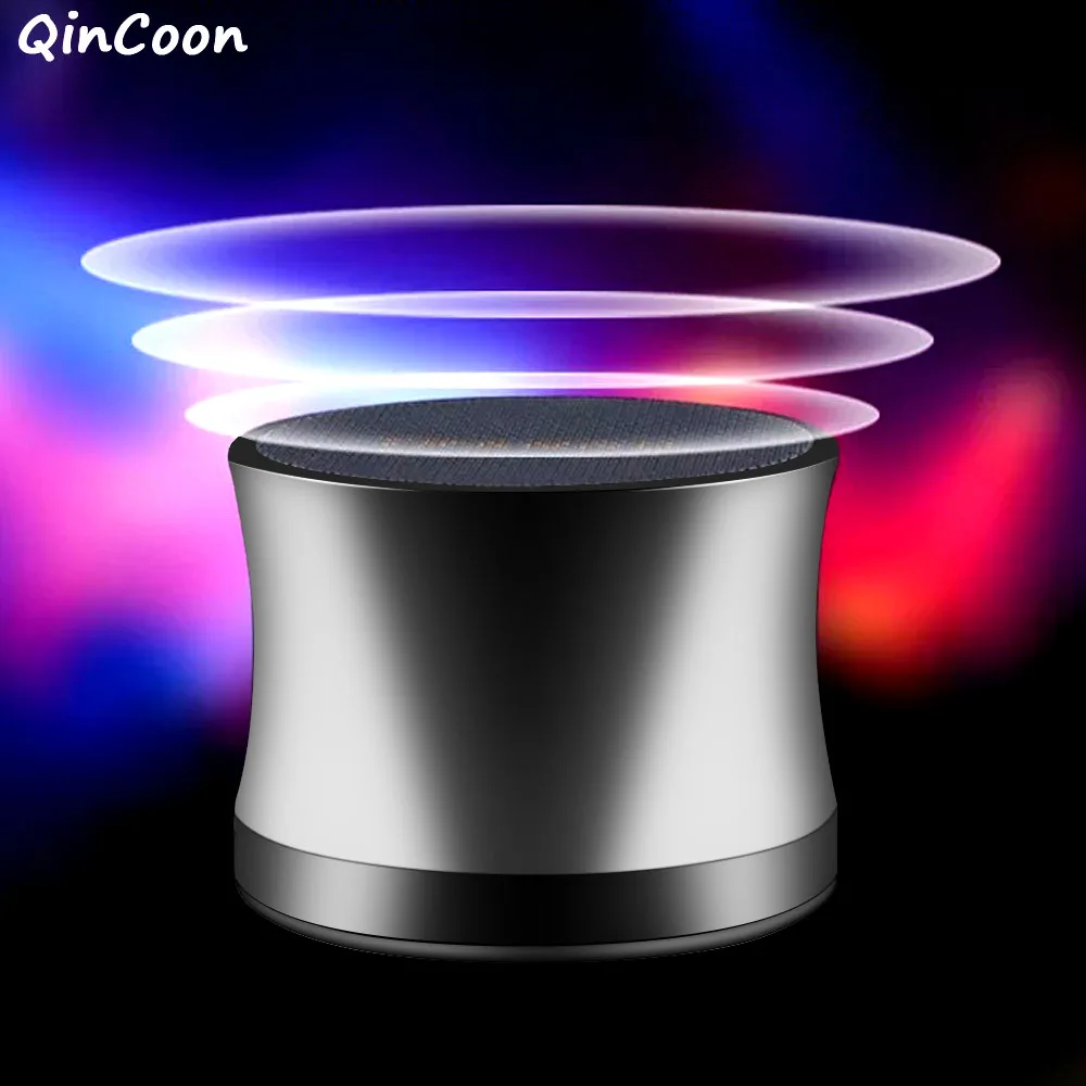 

Small Steel Gun Wireless Bluetooth Speaker Smart Stereo Sound Box Outdoor Mini Portable Speaker TF Card for Phone Tablet Laptop
