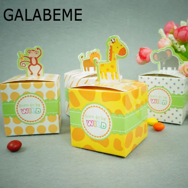 Aliexpress Com Buy Galabeme 50pc 5 5cm Baby Shower Favors Safari