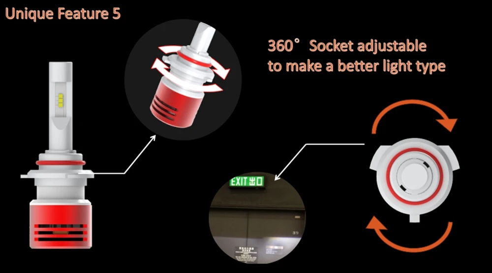 OCSION H27 880 LED Headlight Bulbs 60w 8400lm 6000k White Motorcycle Headlamp Kit H1 H3 H4 H7 H8 H9 H11 9005 HB3 9006 HB4 9012 HIR2  D1S D2S D3S D4S D1R D2R D2R D3R D4R D4C6_