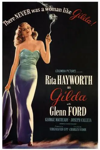 GILDA звезда Рита HAYWORTH фильм Шелковый плакат декоративной живописи 24x36 дюймов
