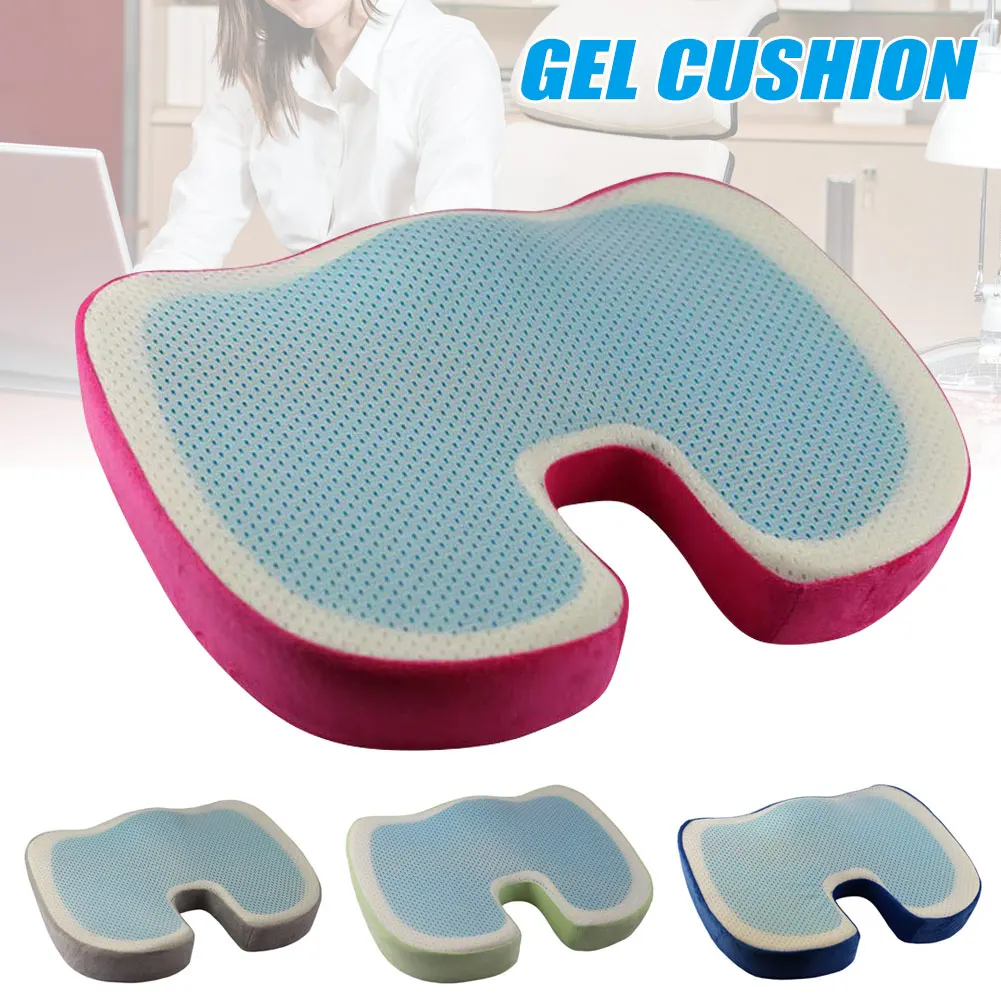

High Quality Buttocks Cushion Slow Rebound Memory Cotton Gel Hip Pad Office Car U-Shaped Chair Cushion FP8