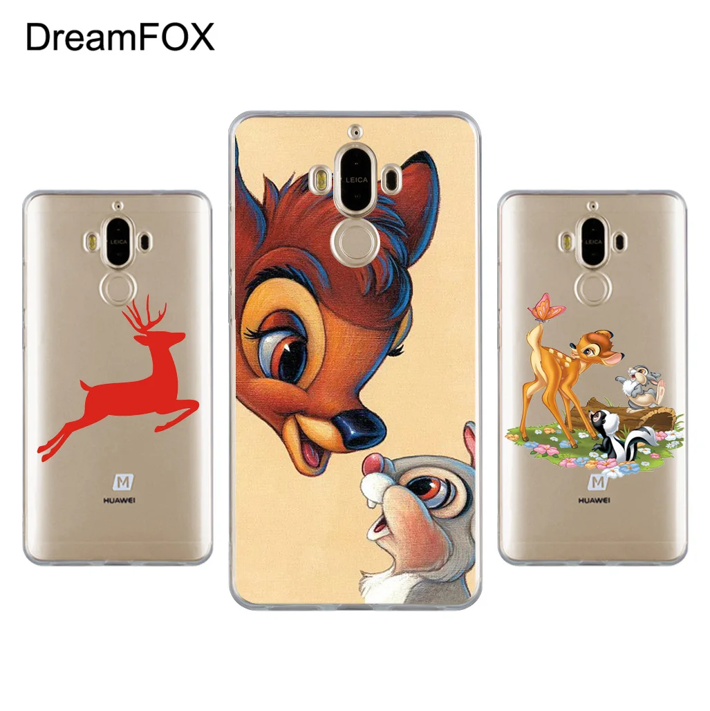 DREAMFOX L334 Bambi And Thumper Soft TPU Silicone Case Cover For Huawei Mate Nova 2 9 10 20 30 Lite Pro Plus |