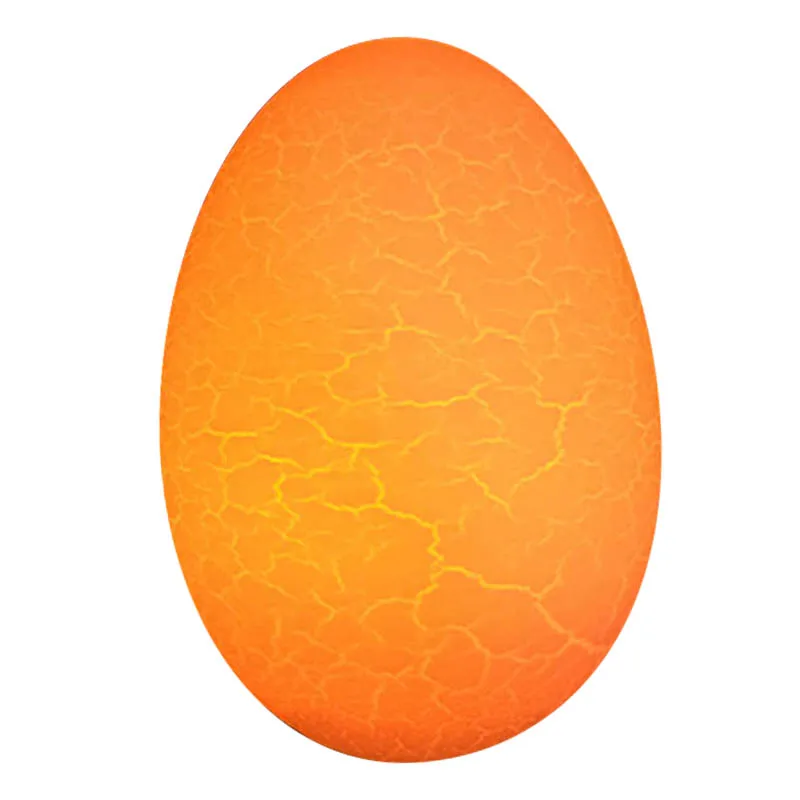 buy USB Rechargeable Night Light 3D Print Dinosaur egg Lamp Touch switch Bedroom Bookcase Led Night Light Home Warm White and White