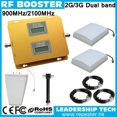 

RF GSM/UMTS WCDMA TD-SCDMA HSDPA 900mhz/2100mhz 3G LCD display cell/mobile phone repeater booster detector repetidor amplifier