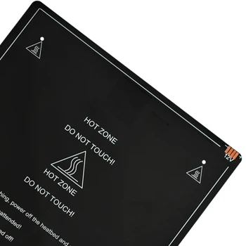 

MK3 hotbed Aluminum heated bed for Hot-bed 12V/24V 310*310*3mm black MK3 310x310x3.0mm hotbed 3D Printer Parts