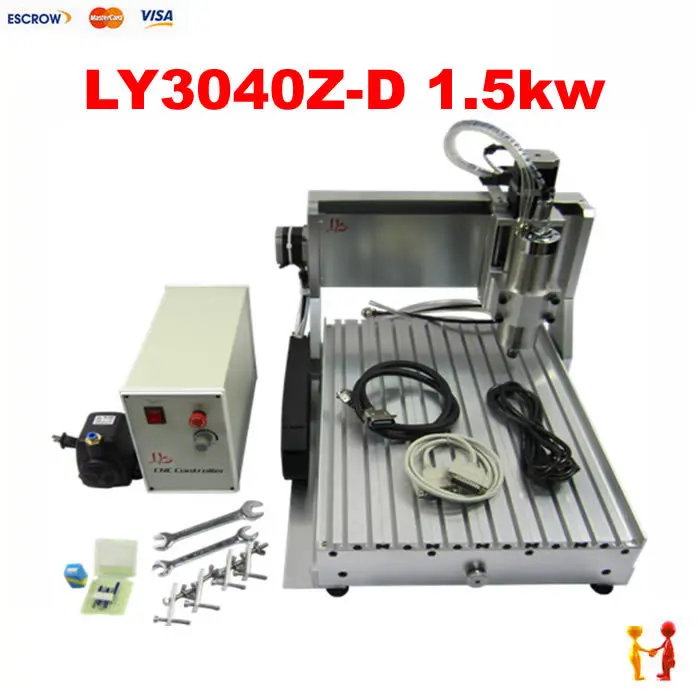 Фрезерный станок с ЧПУ для металла cnc 3040 Z VFD 3 оси 1 5 кВт шпиндель