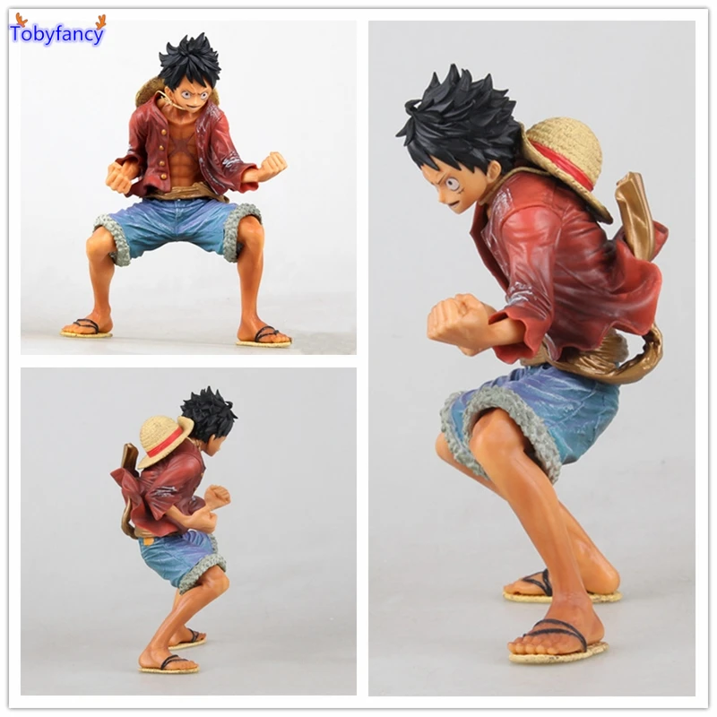 Tobyfancy One Piece Anime Figure Luffy Fighting Action Figure 200mm