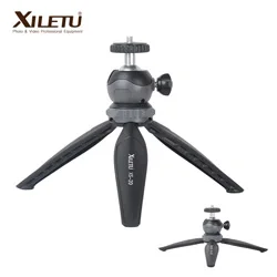 Only Tripod XILETU XS-20 мини настольный компактная тренога Настольный Штатив со съемной шаровой головкой для камеры беззеркальная камера смартфона - Цвет: Only Tripod