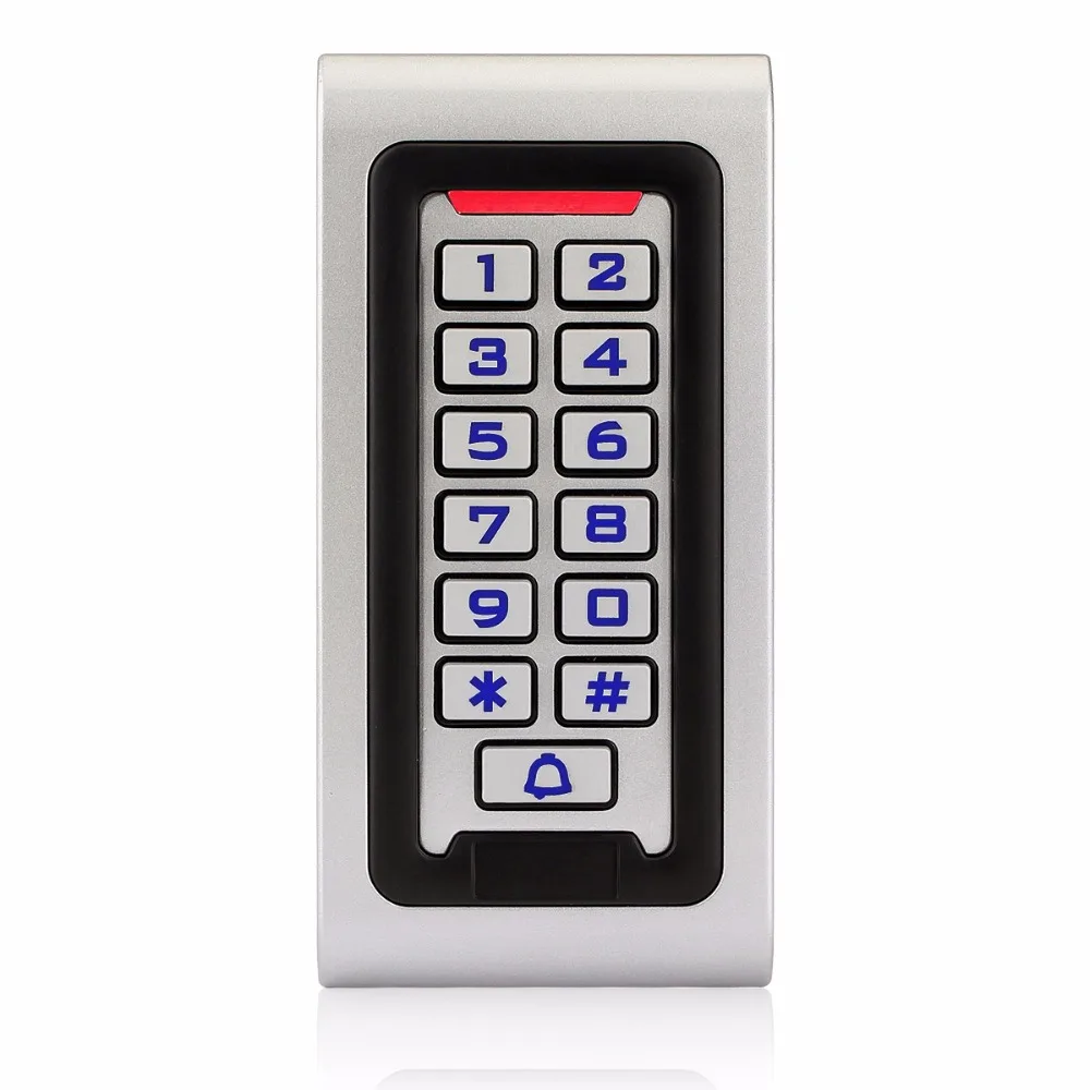 UHPPOTE Metal Standalone Keypad 125KHz EM Card Access Control Machine for 1 Door