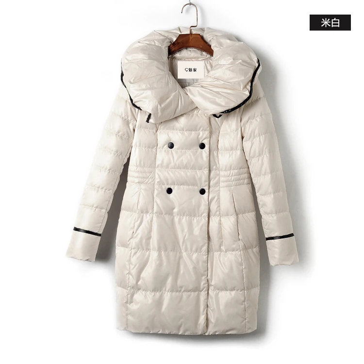 Women Bright Candy Colour Winter Coats Jackets Padded Warm Clothing For Young Women Long Jackets Adjustable Waist CH787 (9) - 