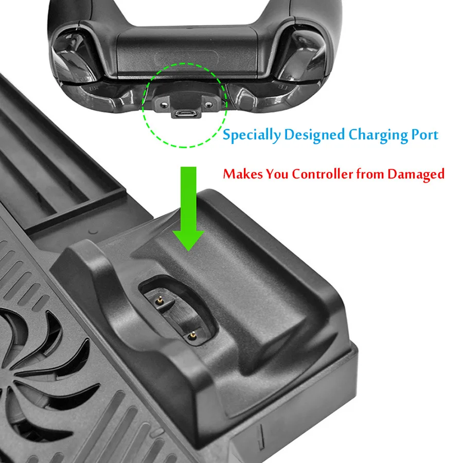 For-Xbox-one-X-ONEX-Game-Console-Vertical-Cooling-Stand-Cooler-Fan-Controller-Charger-with-2
