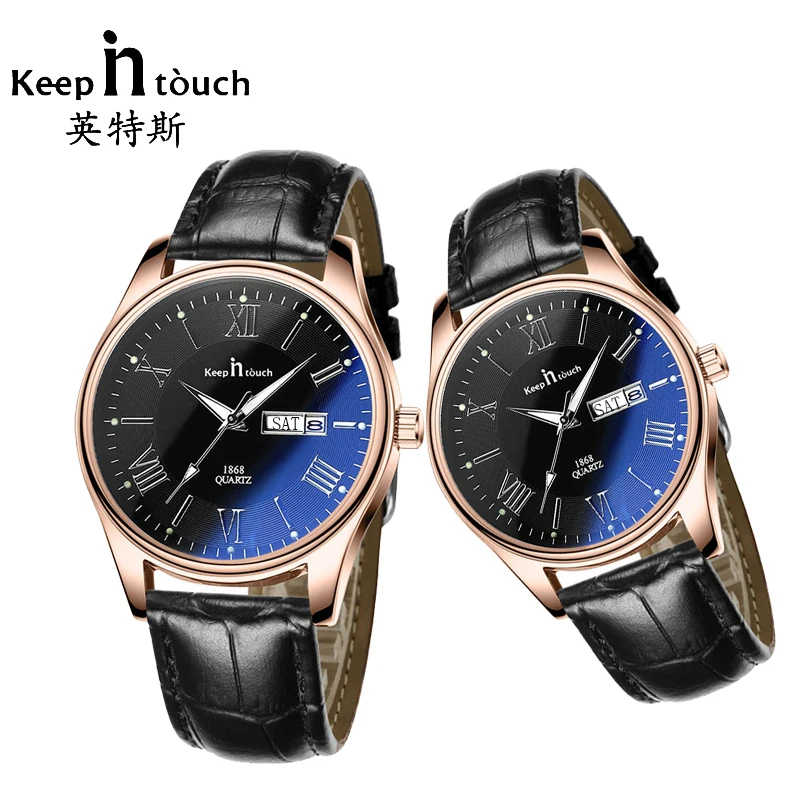 2020 Luxury Brand Lover Watch Pair Waterproof Noctilucent Men Women Couples Lovers Watches Set Wristwatches Relogio Feminino