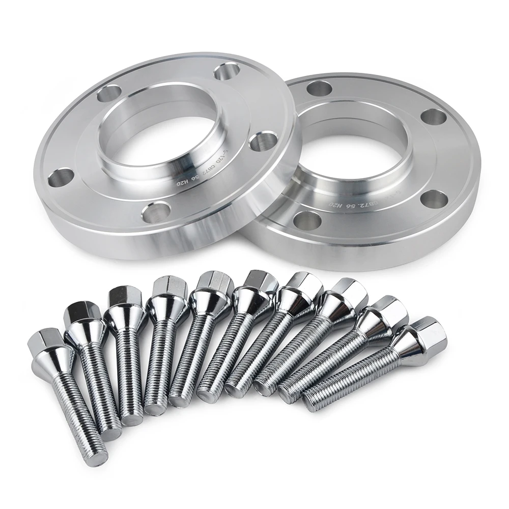 

20 mm Hub Centric Wheel Spacers W/ Lug Bolts For BMW E36 E46 E90 E91 E92 E93 323 325 328 335 525 535 540i 545i
