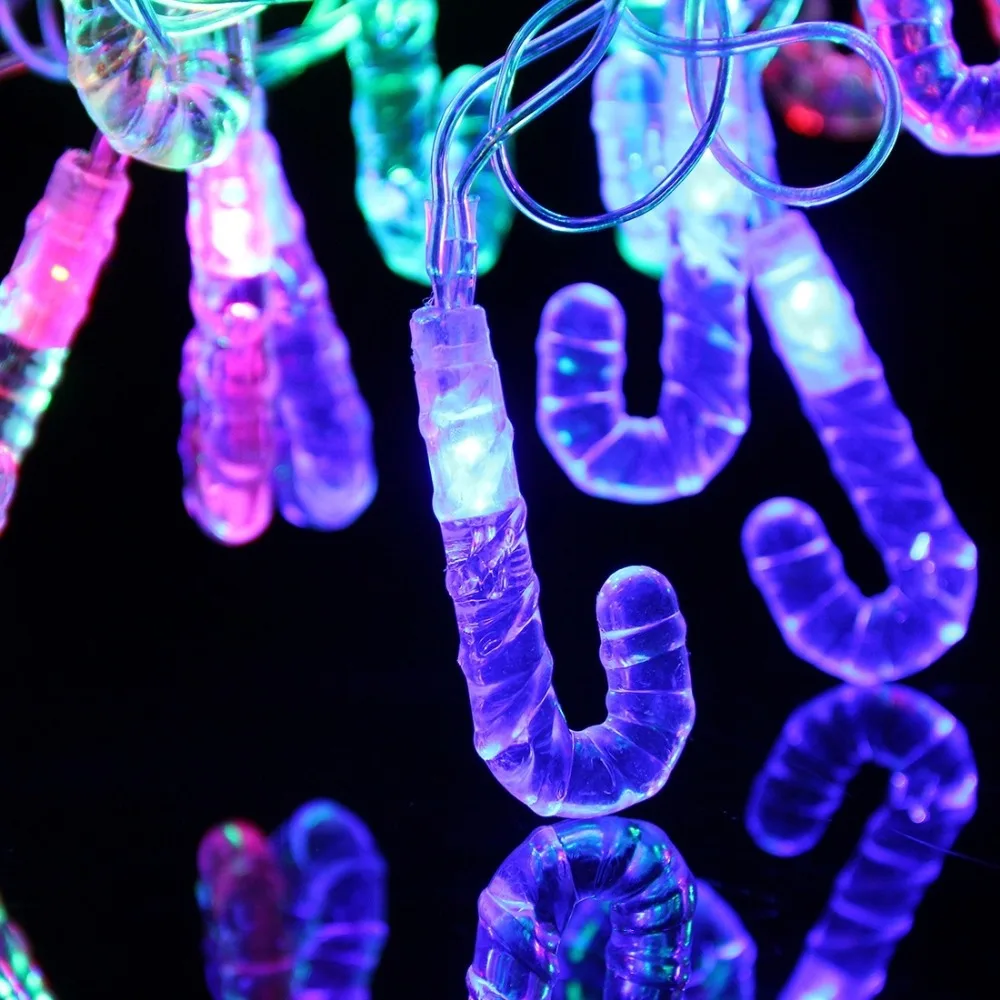 4m 20 LEDs Life Waterproof RGB Modeling String Lights Candy Cane