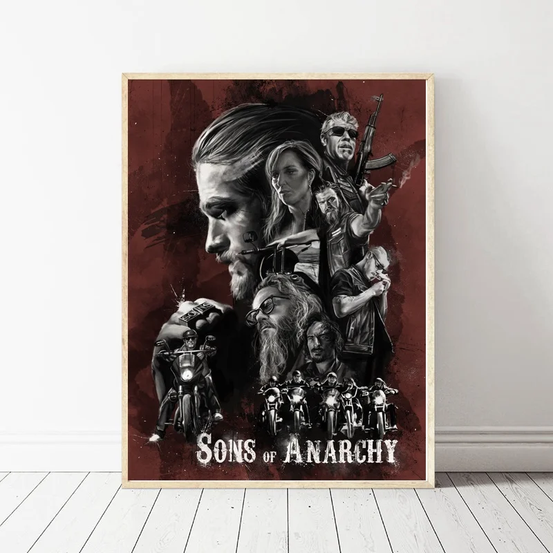 

Sons of Anarchy TV Play Art Silk Poster Prints Home Wall Decor Painting 24x36 Inches