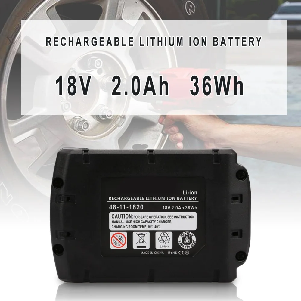 Для Milwaukee 18V 3000mAh литий-ионная аккумуляторная батарея для электроинструмента M18 XC 2656-22CT, 2701-22CT 2702-22CT 2602-22DC 2601-21 2603-2