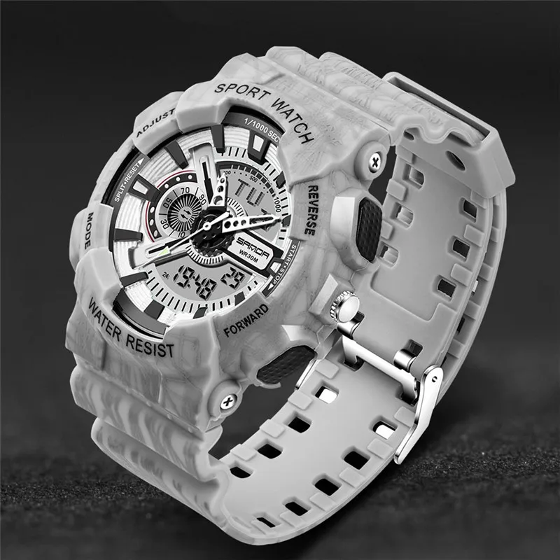 Мужские светодиодный кварцевые цифровые часы reloj hombre мужские s лучший бренд