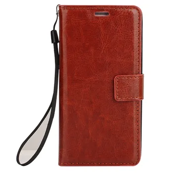 

100pcs/lot New Crazy horse grain wallet PU Leather case with card holder For Samsung Galaxy J3 2017 J330 European version