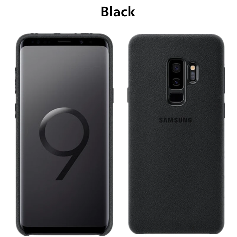 samsung Galaxy S9/S9 Plus кожаный чехол-Обложка для прикрепляющийся к чехол с защитой от ударов EF-XG960 G960 G965 в 4-х цветах - Цвет: Black