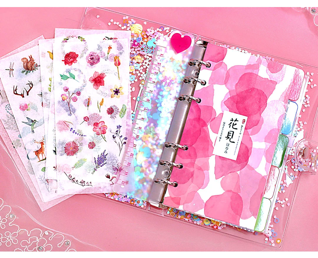 Новинка, милый мультяшный единорог с блестками для девочек, свободный блокнот со съемными листами, сделай сам, корейский Дневник для девочек, записная книжка