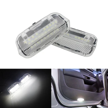 

ANGRONG 2X LED Footwell Courtesy Side Door Light For VW Touareg Tiguan Golf Passat CC Jetta