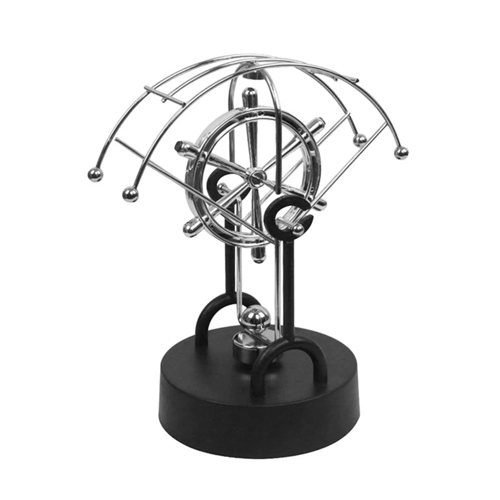 

4 Type Simple Metal Electromagnetic Pendulum Perpetual Instrument Model Figurine Home Desktop Office Decoration Miniatures Gift