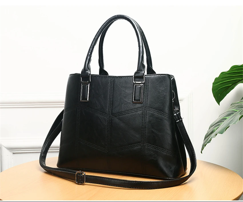 Women Luxury Leather Handbags High Quality Women Bags Designer Ladies Shoulder Bag Woman Big Tote Messenger Bags For Women