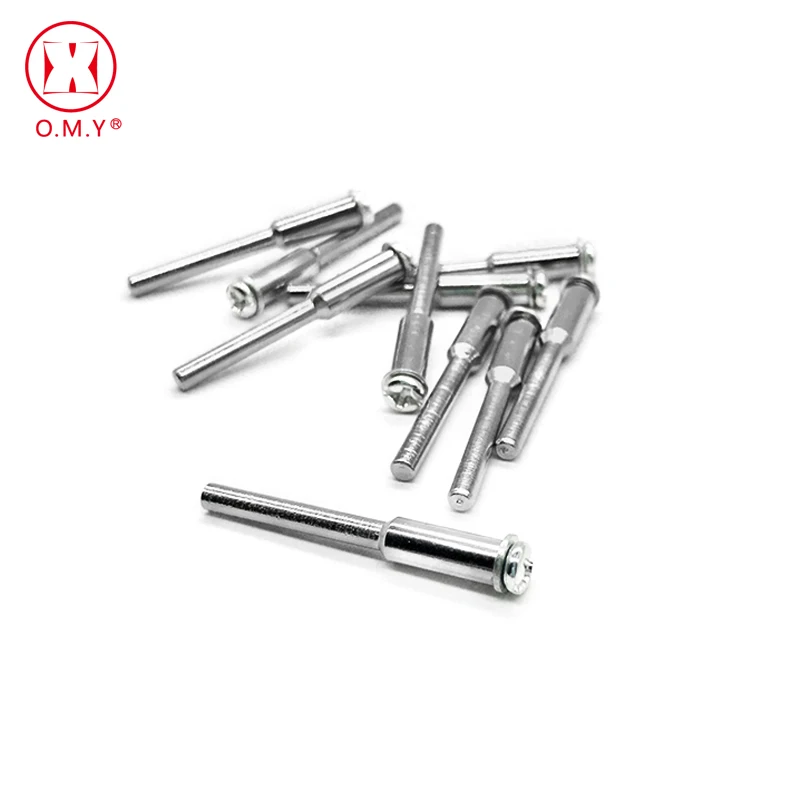 

10Pcs 3.17mm Steel Screw Mandrel Shank Cut-off Wheel Holder Mandrel 1/8" Rotary For Dremel Shaft Tool Cutting Disc Mandrels