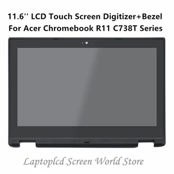 

FTDLCD 11.6'' LCD Touch Screen Digitizer Laptop Assembly+Bezel B116XAN04.1 For Acer Chromebook R11 C738T Series C738T-C5R6